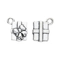 Zinc Alloy Gift Box Charm Pendant No.089048 for DIY Necklace Bracelet Jewelry Making view 2