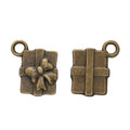 Zinc Alloy Gift Box Charm Pendant No.089048 for DIY Necklace Bracelet Jewelry Making view 3