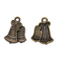 Zinc Alloy Christmas Bell Charm Pendant for DIY Necklace Bracelet Jewelry Making view 2