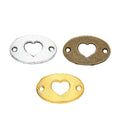 Zinc Alloy Heart Charm Pendant No.529417 for DIY Necklace Bracelet Jewelry Making view 5