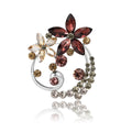 Alloy Rhinestone Flower Brooch For Vintage Dresses And Cheongsam Accessories view 5