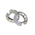 Micro Pave Full Rhinestone Hoop Earrings For Women, Elegant Versatile Fashion Circle Ear Jewelry view 5