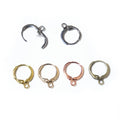 14x12mm Thickened Round French Leverback Ear Hooks DIY Handmade Earring Findings Accessories Earrings view 3