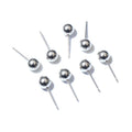 3-6mm Stainless Steel Ball Stud Earring Pins Round Bead DIY Jewelry Findings No Backs Stud Earrings view 2