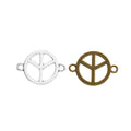 Zinc Alloy Peace Sign Charm Pendant No.682915 for DIY Necklace Bracelet Jewelry Making view 4