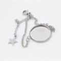 12-20mm Inner Diameter Stainless Steel Bracelet Cabochon Base Tray For DIY Jewelry Accessories view 4