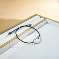 Korean Minimalist Smooth Heart Star Irregular Teardrop Round Adjustable Bracelet For Women view 4