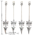 Antique Silver Zinc Alloy Weapon Charm Pendant No.833102 for DIY Necklace Bracelet Jewelry Making view 1