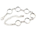 12mm Stainless Steel Five-Tray Bracelet Cabochon Base Settings For DIY Jewelry Accessories view 4