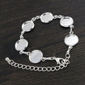 12mm Stainless Steel Five-Tray Bracelet Cabochon Base Settings For DIY Jewelry Accessories view 2