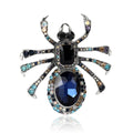 Statement Alloy Rhinestone Spider Brooch For Women's Suit And Dress view 5