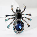 Statement Alloy Rhinestone Spider Brooch For Women's Suit And Dress view 2