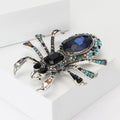 Statement Alloy Rhinestone Spider Brooch For Women's Suit And Dress view 3