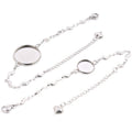Time Gem 12-20mm Inner Size Stainless Steel Bracelet Tray Bases For DIY Jewelry view 3