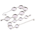 Time Gem 12-20mm Inner Size Stainless Steel Bracelet Tray Bases For DIY Jewelry view 2