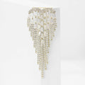 Alloy Rhinestone Heart Chain Brooch For Dresses And Suits view 2