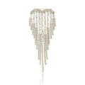 Alloy Rhinestone Heart Chain Brooch For Dresses And Suits view 5