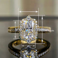 New Square Crystal Ring For Women, Princess Style Elegant Engagement Fashion Jewelry Accessory view 4