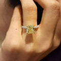 European American Square Sugar Ring For Women, Korean Drama Princess Style Fashion Jewelry view 5
