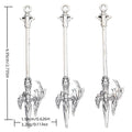 Antique Silver Zinc Alloy Weapon Charm Pendant No.823131 for DIY Necklace Bracelet Jewelry Making view 1