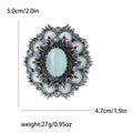 Alloy Cat Eye Stone Baroque Brooch Pin For Dresses And Shawls view 5