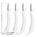 Antique Silver Zinc Alloy Weapon Charm Pendant No.090918 for DIY Necklace Bracelet Jewelry Making view 1