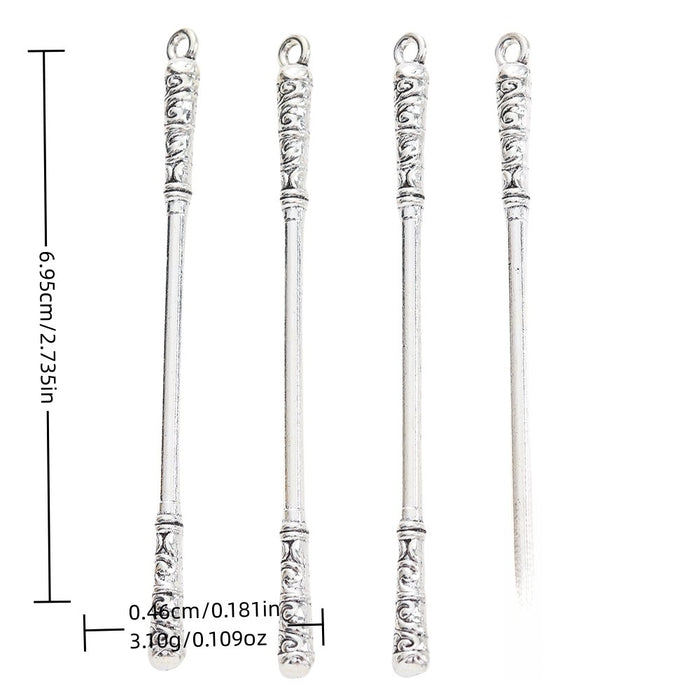 Antique Silver Zinc Alloy Weapon Charm Pendant No.246061 for DIY Necklace Bracelet Jewelry Making