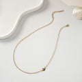 European Minimal Peace Dove Necklace Fashion Niche Bird Pendant Collarbone Chain view 3