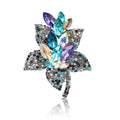 Alloy Rhinestone Flower Brooch Pin For Women Suits And Coats view 5