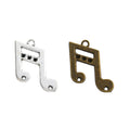 Zinc Alloy Musical Note Charm Pendant for DIY Necklace Bracelet Jewelry Making view 4