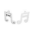 Zinc Alloy Musical Note Charm Pendant for DIY Necklace Bracelet Jewelry Making view 3
