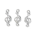 Zinc Alloy Music Note Charm Pendant for DIY Necklace Bracelet Jewelry Making view 4
