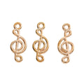 Zinc Alloy Music Note Charm Pendant for DIY Necklace Bracelet Jewelry Making view 3
