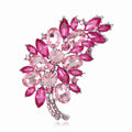 Pink Purple Feather Six Designs Metal Brooch Pin for Jackets and Lapels view 4