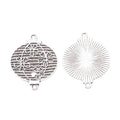 Zinc Alloy Double Lantern Charm Pendant for DIY Necklace Bracelet Jewelry Making view 3