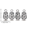 Silver Zinc Alloy Oil Lamp Charm Pendant for DIY Necklace Bracelet Jewelry Making view 1