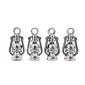 Silver Zinc Alloy Oil Lamp Charm Pendant for DIY Necklace Bracelet Jewelry Making view 2