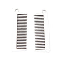 Zinc Alloy Comb Charm Pendant No.507166 for DIY Necklace Bracelet Jewelry Making view 3