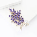 Alloy Rhinestone Wheat Brooch Pin For Dresses And Formal Wear view 3