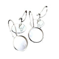 12mm Stainless Steel French Leverback Earring Base DIY Stud Jewelry Findings 0.5g Earrings view 5