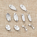Stainless Steel Irregular Geometric Stud Earrings With Hole DIY Earring Jewelry Findings 1g view 1