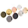 6-20mm Round Stud Earring Tray Base DIY Ear Jewelry Findings Without Ear Backs Stud Earrings view 5