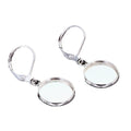 12mm Iron Plated Ear Hook With Base Tray DIY Earring Findings Jewelry Accessories Earrings view 5