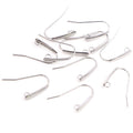 24x12mm Stainless Steel Ear Hooks With Loop Stud Earring Jewelry Findings 0.5g Stud Earrings view 2