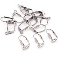 20x10mm Stainless Steel DIY Ear Hooks With Hole Earring Jewelry Accessories 0.5g Earrings view 1