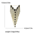 Alloy Rhinestone Y Chain Brooch Pin For Women Coats And Suits view 6