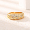 Italian Vintage Light Luxury Woven Twist Ring For Women, Niche Design Fashion Autumn Winter Accessory view 1