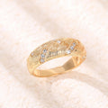 Italian Vintage Light Luxury Woven Twist Ring For Women, Niche Design Fashion Autumn Winter Accessory view 5