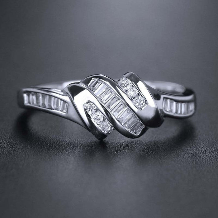Irregular Design Index Finger And Pinky Ring For Women, Niche Fashion Christmas Gift Jewelry