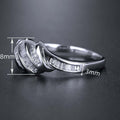 Irregular Design Index Finger And Pinky Ring For Women, Niche Fashion Christmas Gift Jewelry view 4